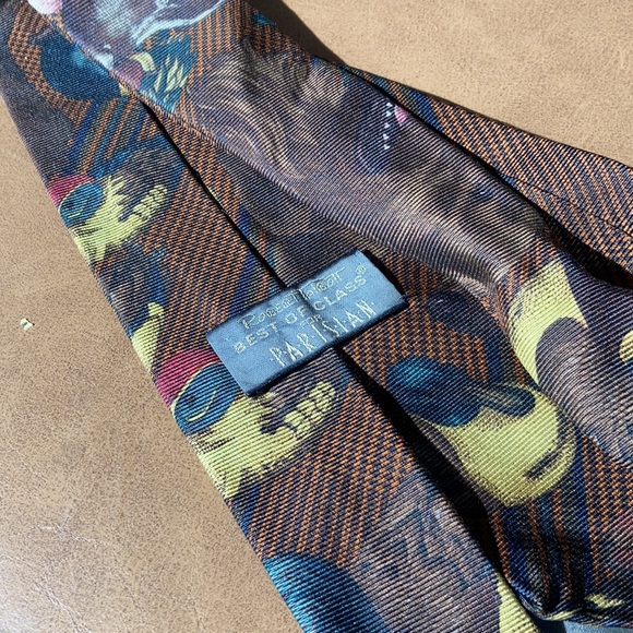 Robert talbott Labrador retriever ducks heavy madder Italian silk tie. - Picture 8 of 9